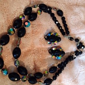 Beautiful vintage necklace an earrings set